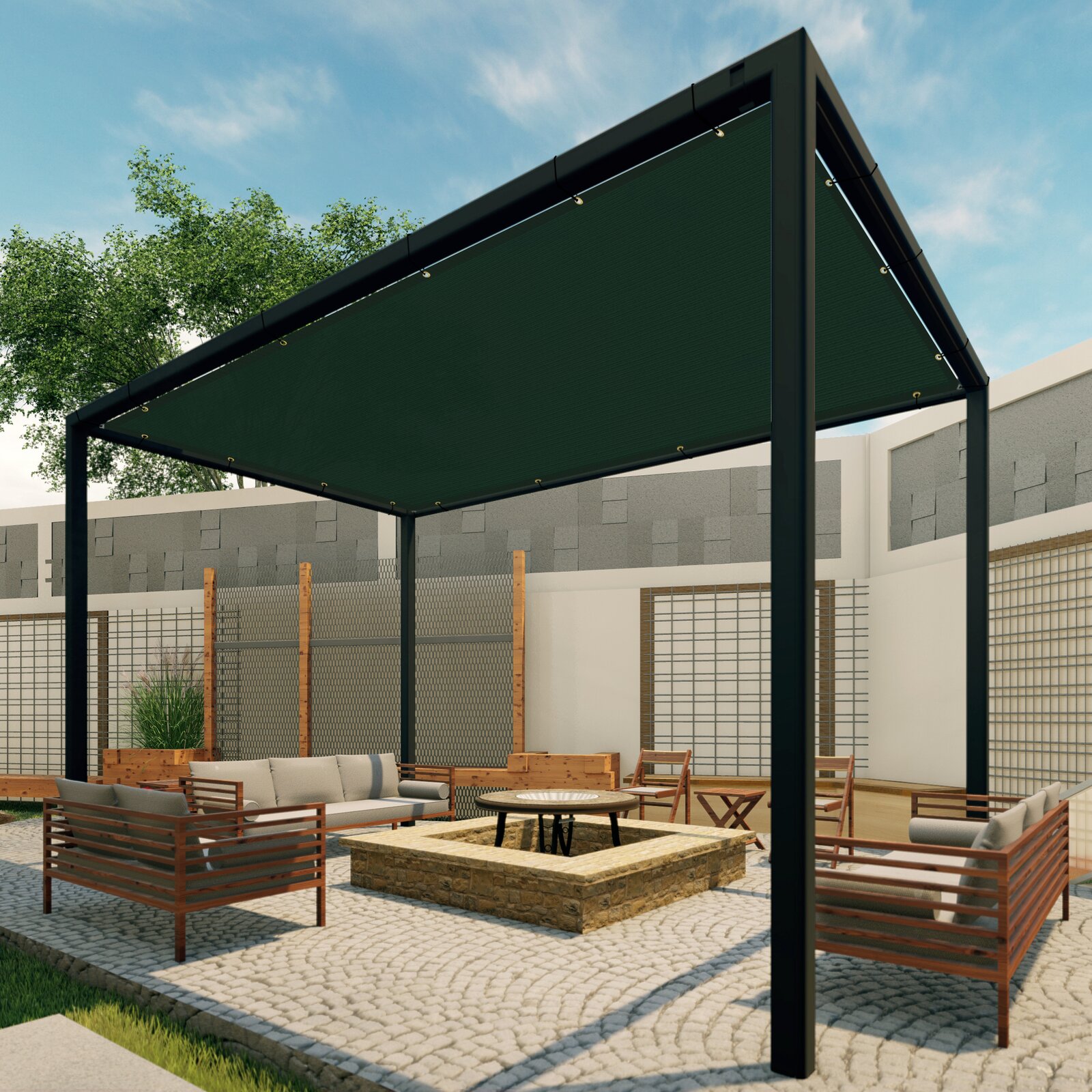 Patio 40' x 3' Rectangle Shade Sail